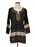 Unbranded Black 3/4 Sleeve Blouse Size S - photo 1