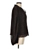 Ganni 100% Polyester Black 3/4 Sleeve Blouse Size EU 38 / US 8 - photo 4
