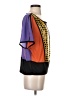 Vero Moda Color Block Purple Short Sleeve Top Size S - photo 4