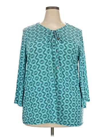 JM Collection 3/4 Sleeve Blouse (view 1)