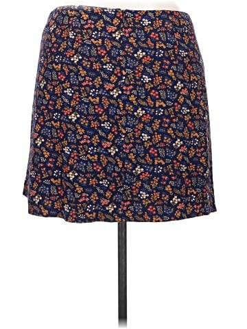 Madewell Side-Button A-Line Mini Skirt in Garden Party (view 2)