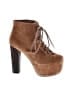 Jeffrey Campbell 100% Leather Brown Ankle Boots Size 8 - photo 1