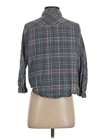 Aeropostale 3/4 Sleeve Button-Down Shirt (view 2)