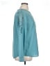 Talbots 100% Polyester Teal Long Sleeve Blouse Size XL - photo 4