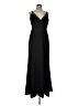 Aqua 100% Polyester Black Cocktail Dress Size 12 - photo 1