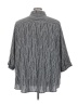 Catherines Chevron-herringbone Gray 3/4 Sleeve Blouse Size 3X - photo 2