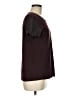 Theory Burgundy Short Sleeve Top Size M - photo 4