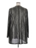 Jade Metallic Silver Long Sleeve Blouse Size 2X - photo 2