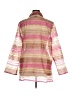 Citiknits Stripes Pink 3/4 Sleeve Blouse Size XL - photo 2