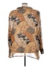 Maggie Barnes 100% Polyester Animal Print Brown Long Sleeve Blouse Size 5X - photo 2