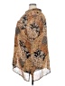 Maggie Barnes 100% Polyester Animal Print Brown Long Sleeve Blouse Size 5X - photo 5