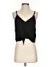 Cotton On 100% Polyester Black Sleeveless Blouse Size XS - photo 1