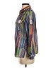Studio Works 100% Polyester Blue Long Sleeve Blouse Size S - photo 5