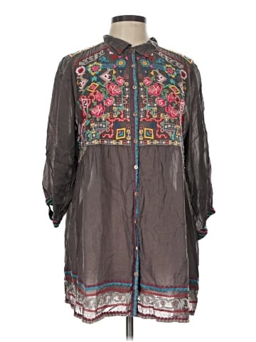 Johnny Was 3/4 Sleeve Blouse (view 1)
