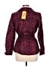 Laura Ashley Animal Print Burgundy Blazer Size M - photo 2