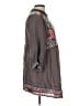 Johnny Was 100% Polyester Brown 3/4 Sleeve Blouse Size L - photo 4