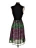 Twelve by Twelve 100% Polyester Argyle Black Cocktail Dress Size S - photo 2