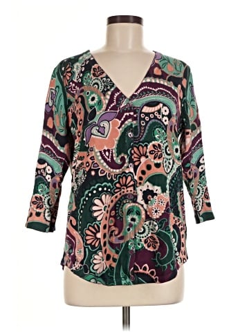 Isaac Mizrahi LIVE! 3/4 Sleeve Blouse (view 1)