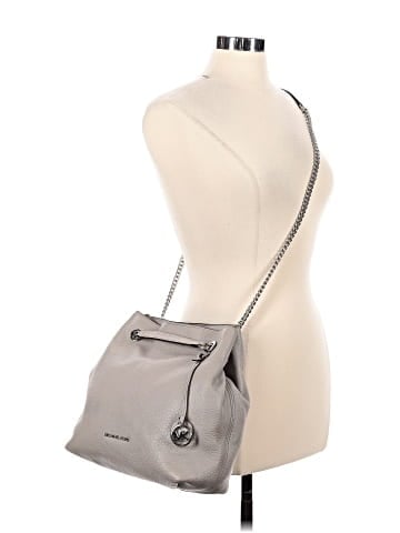 MICHAEL Michael Kors Leather Bucket Bag (view 2)