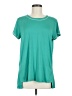 Cuddl Duds Teal Short Sleeve T-Shirt Size M - photo 1