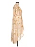 Daytrip 100% Polyester Floral Tan Cocktail Dress Size L - photo 4