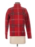 Nicole Miller Plaid Red Turtleneck Sweater Size XS - photo 1