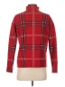 Nicole Miller Plaid Red Turtleneck Sweater Size XS - photo 2