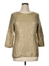 Chico's Metallic Gold Pullover Sweater Size XL - photo 1