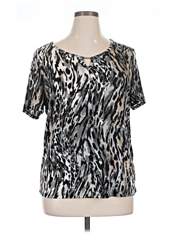 Jaclyn Smith Short Sleeve Blouse (view 1)