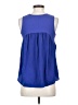 1.State 100% Rayon Blue Sleeveless Top Size S - photo 2