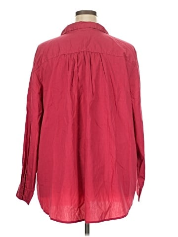 Roaman's Long Sleeve Button-Down Shirt (view 2)