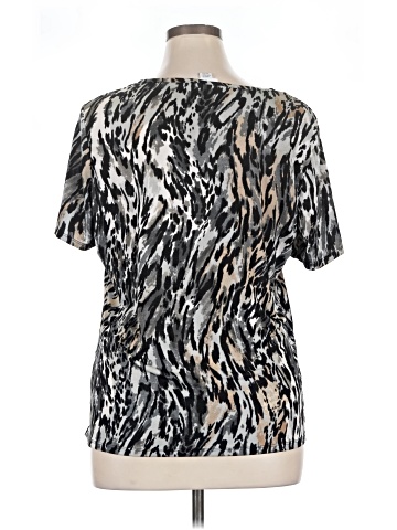 Jaclyn Smith Short Sleeve Blouse (view 2)