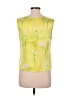 Escada 100% Polyester Yellow Sleeveless Blouse Size EU 38 / US 8 - photo 2