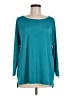 Larry Levine Teal 3/4 Sleeve Top Size M - photo 1