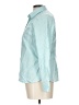 Lands' End Stripes Teal Long Sleeve Button-Down Shirt Size 10 (petite) - photo 5