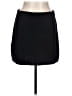 MNG Solid Black Casual Skirt Size L - photo 1