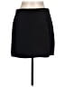 MNG Solid Black Casual Skirt Size L - photo 2