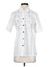 Koret White Short Sleeve Blouse Size S - photo 1