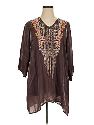 Johnny Was 3/4 Sleeve Blouse (view 1)
