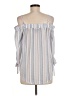 A. Byer 100% Polyester Blue 3/4 Sleeve Blouse Size M - photo 2