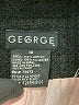 George 100% Polyester Chevron-herringbone Black Blazer Size 10 - photo 6