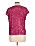 CeCe Burgundy Short Sleeve Top Size L - photo 2