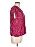 CeCe Burgundy Short Sleeve Top Size L - photo 4
