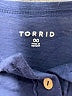 Torrid 100% Cotton Blue Short Sleeve Top Size Med Plus (00) - photo 7