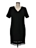 Calvin Klein Solid Black Casual Dress Size 8 - photo 1