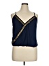 Charlotte Russe 100% Polyester Blue Sleeveless Blouse Size XL - photo 1