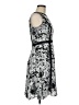 Talbots 100% Polyester Graphic Gray Cocktail Dress Size 8 (petite) - photo 4