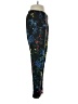 Essentials 100% Rayon Floral Black Casual Pants Size XS - photo 4