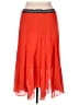 Vanessa Virginia Solid Red Formal Skirt Size L - photo 2