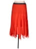 Vanessa Virginia Solid Red Formal Skirt Size L - photo 1